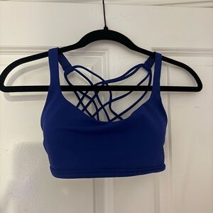 Lululemon Athletica Royal Blue Free to Be Sports Bra Size 8